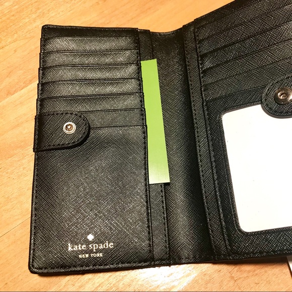 Kate Spade Black Wallet with Crystal Accents! - Picture 6 of 8